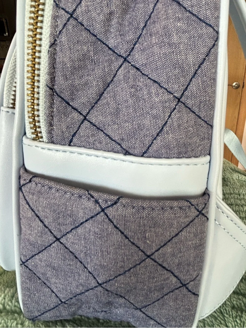 Loungefly Quilted Purple and Pastel Winnie the Pooh Mini Backpack